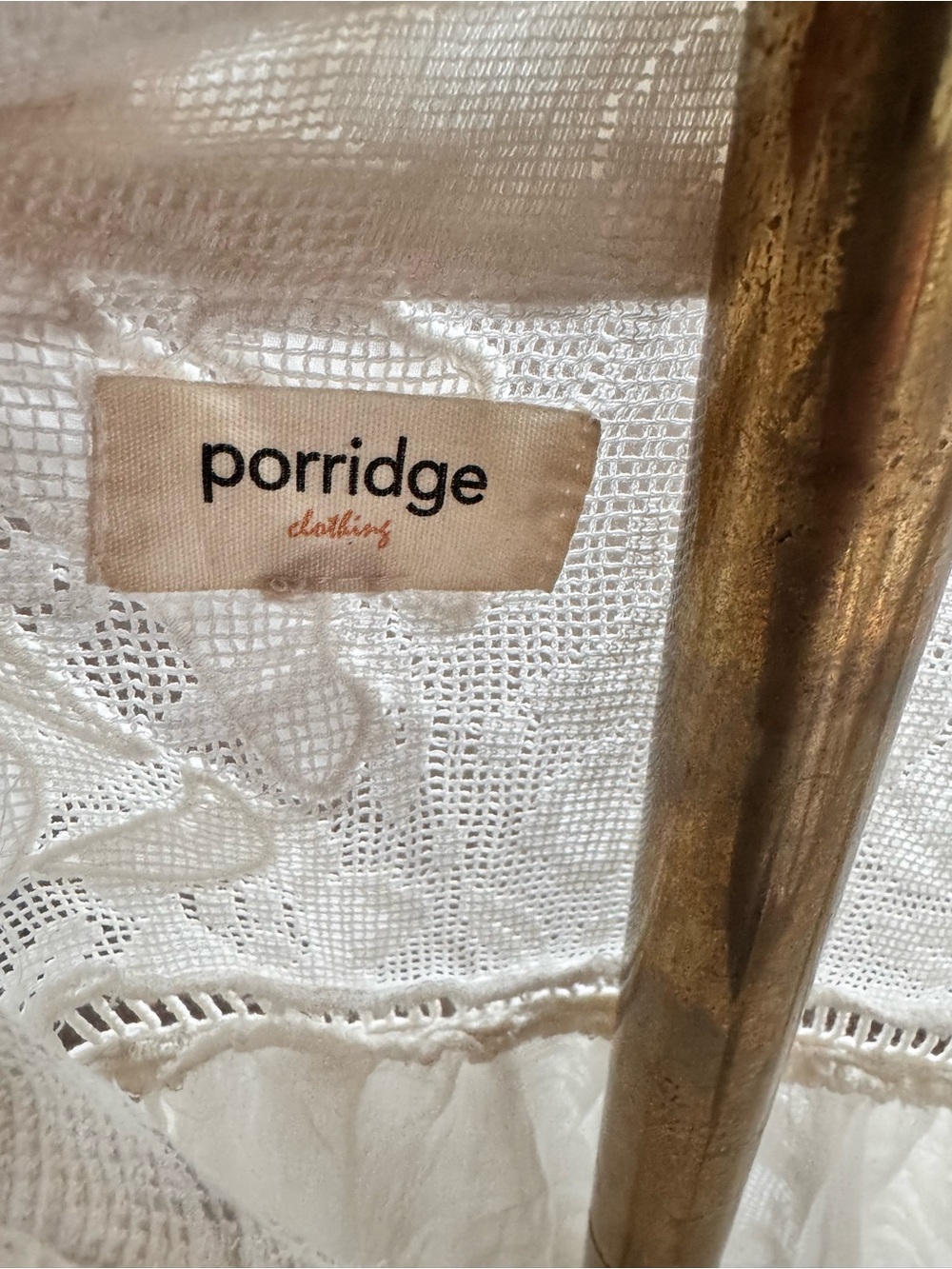 Anthropologie White Lace Mini Dress - Picture 7 of 13